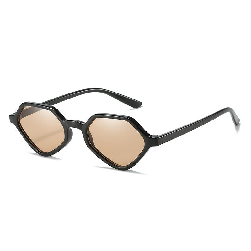 Geometric Sunglasses Simple Retro Half Triangle Personality Glasses Internet Celebrity Hip Hop Sunglasses Women regular