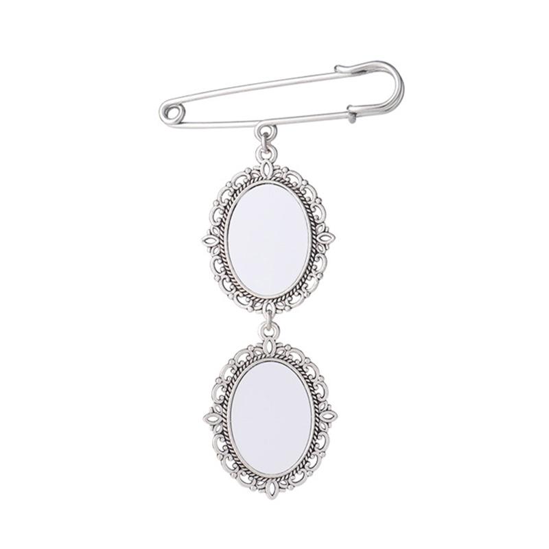 Wedding Bouquet Glamour Bridal Bouquet Photo Glamour Lace Oval Bridal Pendant Heat Transfer Photo Ornament Party Decor