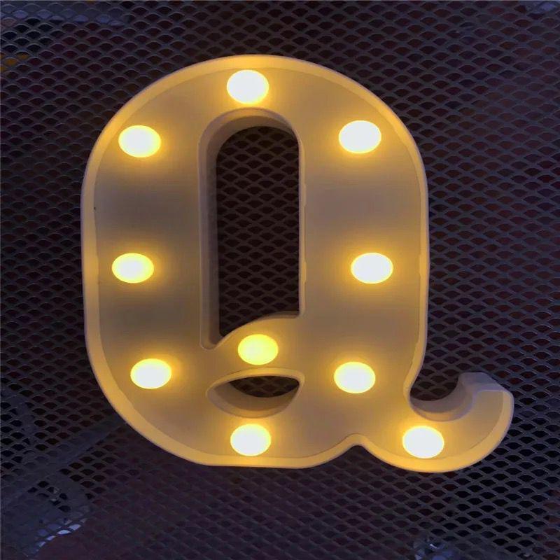 LED Love Letter & Number Lights for Valentine's Proposal Decor