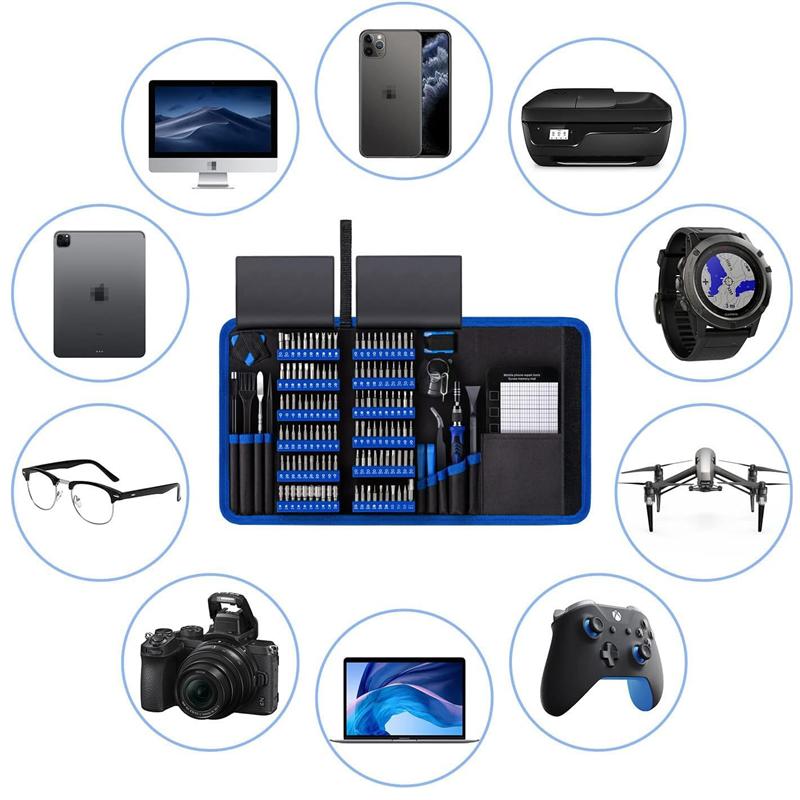 140 In 1 Precision Screwdriver Set Precision Screwdriver Set with Magnetic Bits Cell Phone Repair Tool Kit For Laptop Repair