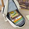 New Student Backpack Korean Version Fashion Harajuku Junior High School Campus Schoolbag Large Capacity Couple Computer Backpack