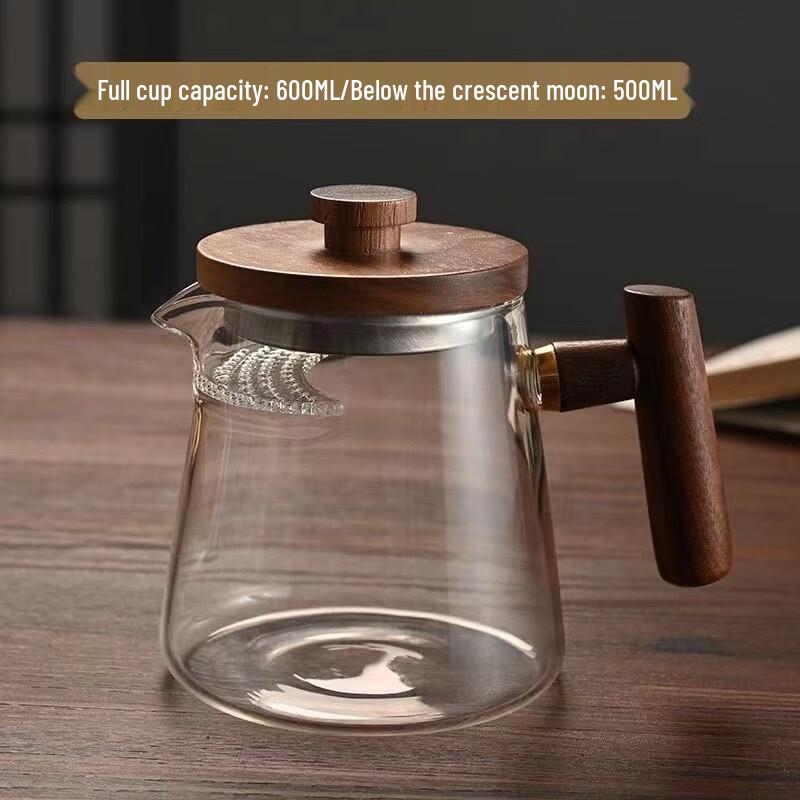 Borosilicate Glass Gongdao Tea Pitcher with Lid