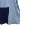 TETE HOMME Unused Short Sleeve Switching Trainer L Navy System Sweat Men's Used