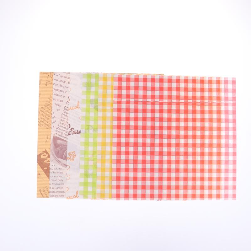 50 Stück Backverpackung Lebensmittelverpackung Fettabweisende Papiertüte Sandwich Donut Brotverpackung Hamburger Küchenzubehör 18*18Cm