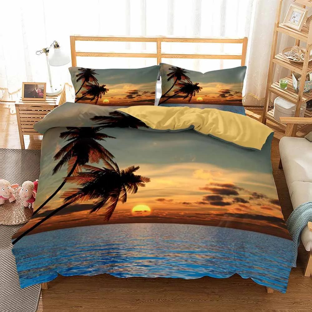 100% Polyester Bedding Set US CalifKing Winter Bedroom Duvet Cover Pillowcaes Home Textile Set Dropshipping Wholesale Customized