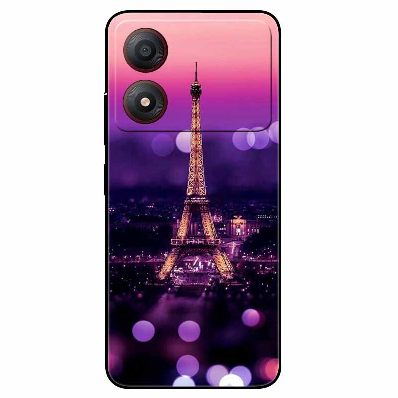 Pour ZTE Blade A34 4G Coque Anti-choc TPU Silicone Souple Housse de Téléphone pour ZTE Blade A 34 Funda Peinte pour BladeA34 Capa de Luxe