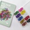 100 Pcs Colored Cross Paper Clips Assorted Colorful Coated Paperclips for Christian Journaling Supplies and Everyday Use
