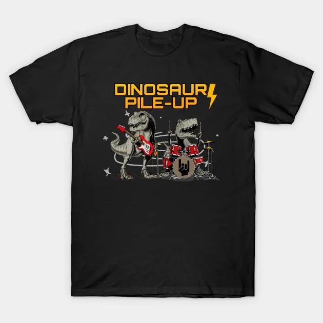 

Dinosaur PileUp Dinosaur Gift Fan Black All Size Tee Shirt BT345 Unisex T-Shirt XXL
