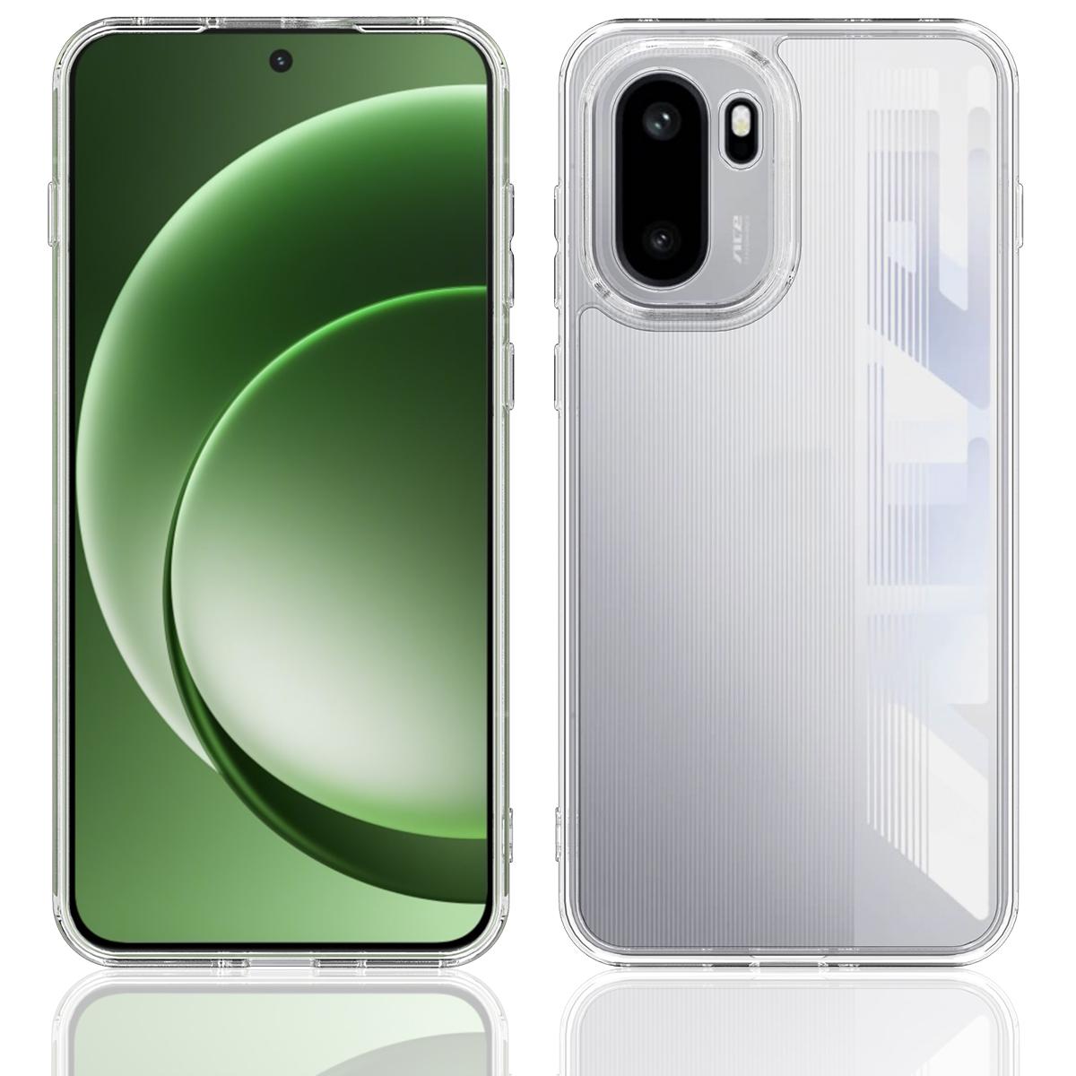 For OnePlus Ace 6 5G/OnePlus Ace 6T 5G/OnePlus 15R 5G Clear Phone Case TPU+Acrylic Shockproof Phone Back Cover