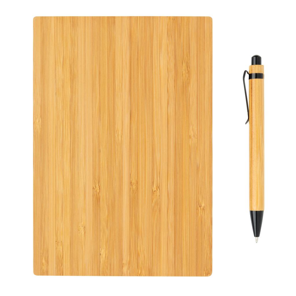 XD Collection Bamboo A5 Notebook & Pen Set