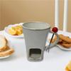 140ml Keramik-Schokoladenfondue-Tasse mit Gabel, Küchenzubehör für Hochzeit, Geburtstag und Nachmittag