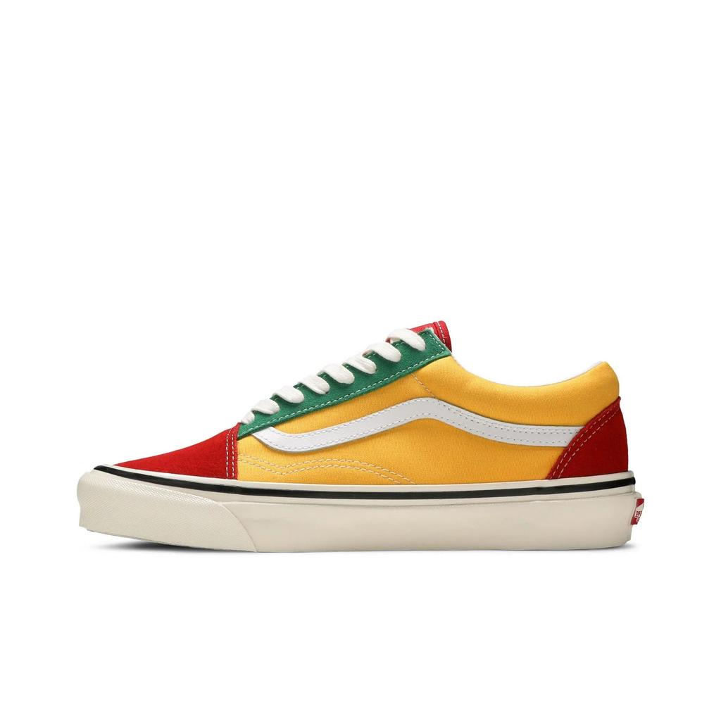 Vans Old Skool 36 DX 'Red Emerald Yellow' (Unisex) Red / Emerald / Yellow Skate Shoes VN0A38G2XFM