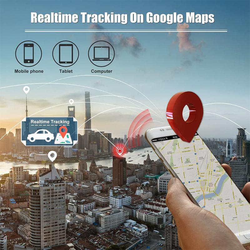 Car Tracker 4G TKSTAR GPS Tracker 4G Car Charger Type-C Smart GPS Locator Multi-Alarms Free Web&APP Tracking Device