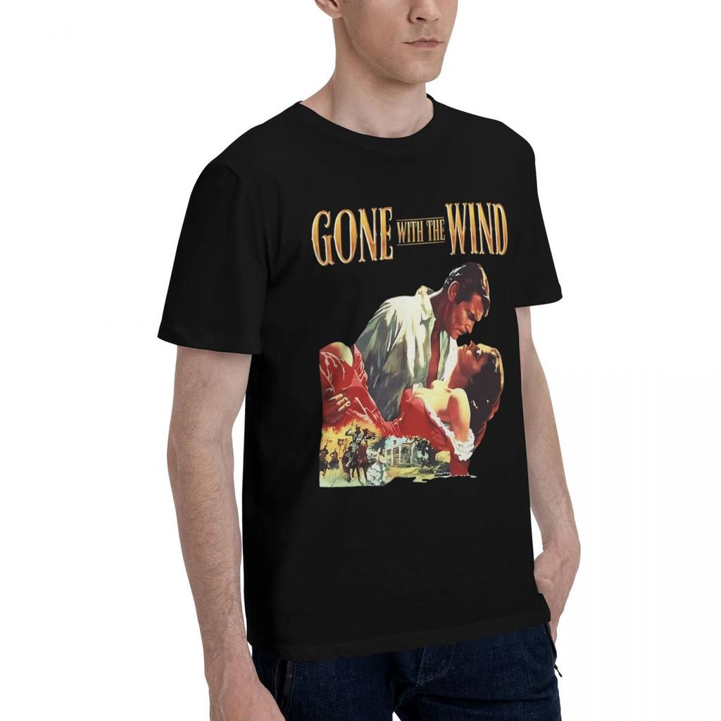 Gone With The Wind 100 Cotton Casual Breathable Confortable T Shirt Funny TShirt For Men Mens Gifts