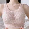 Underwear Women's Summer Thin Full Cup Bra with Side Breasts and Anti Sagging Large Size Push Up Bra