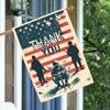 1pc, Day of Death Soldiers and the American Flag On July 4th (4) - Flagdouble-sided Garden Flag Courtyard Decoration, Outdoor Decoration, Lawn Decorat
