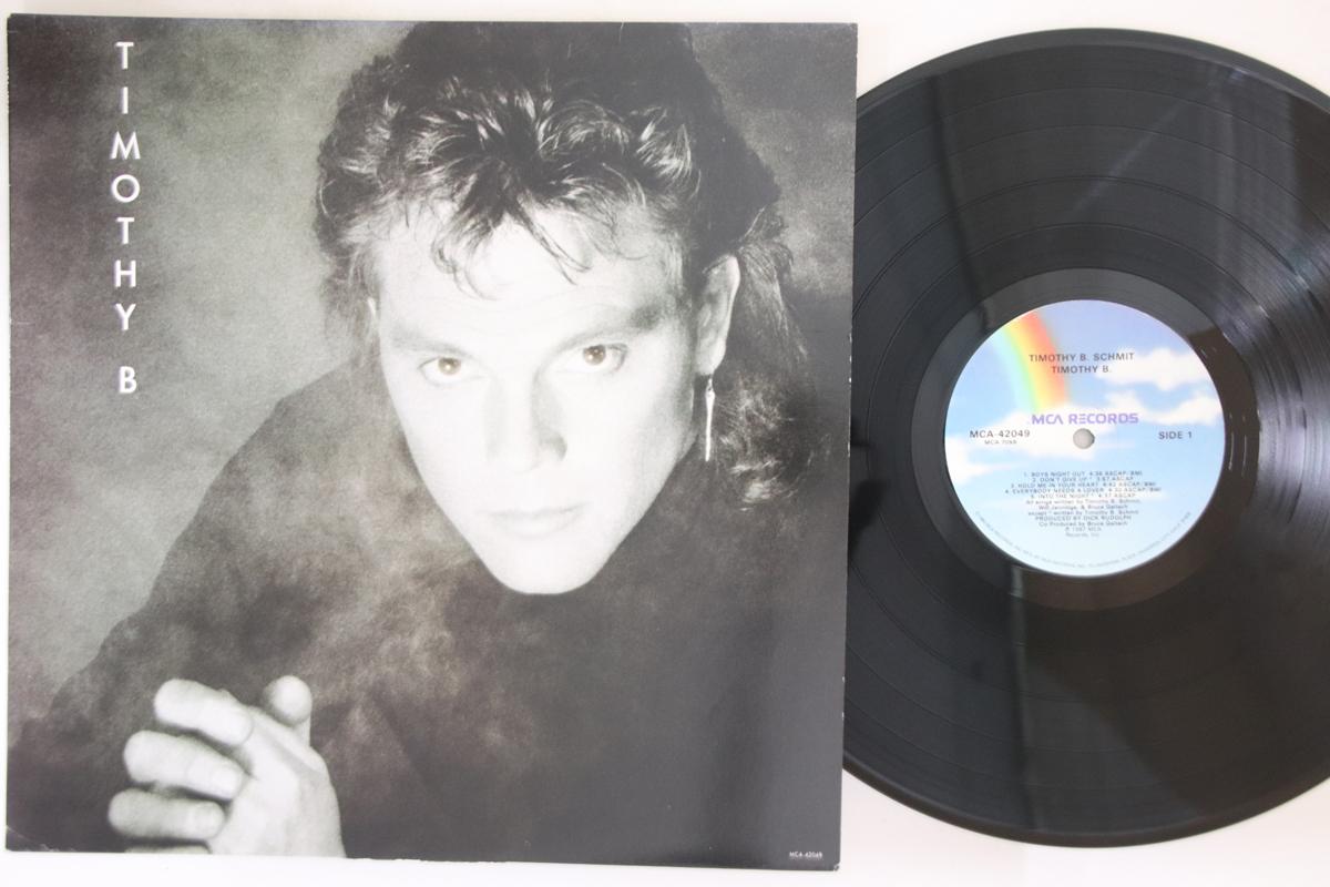 

LP Пластинка TIMOTHY B. ШМИТ (ПОКО, ОРЛЫ) - Тимоти Б. MCA42049 MCA 1987 США Рок Б/У