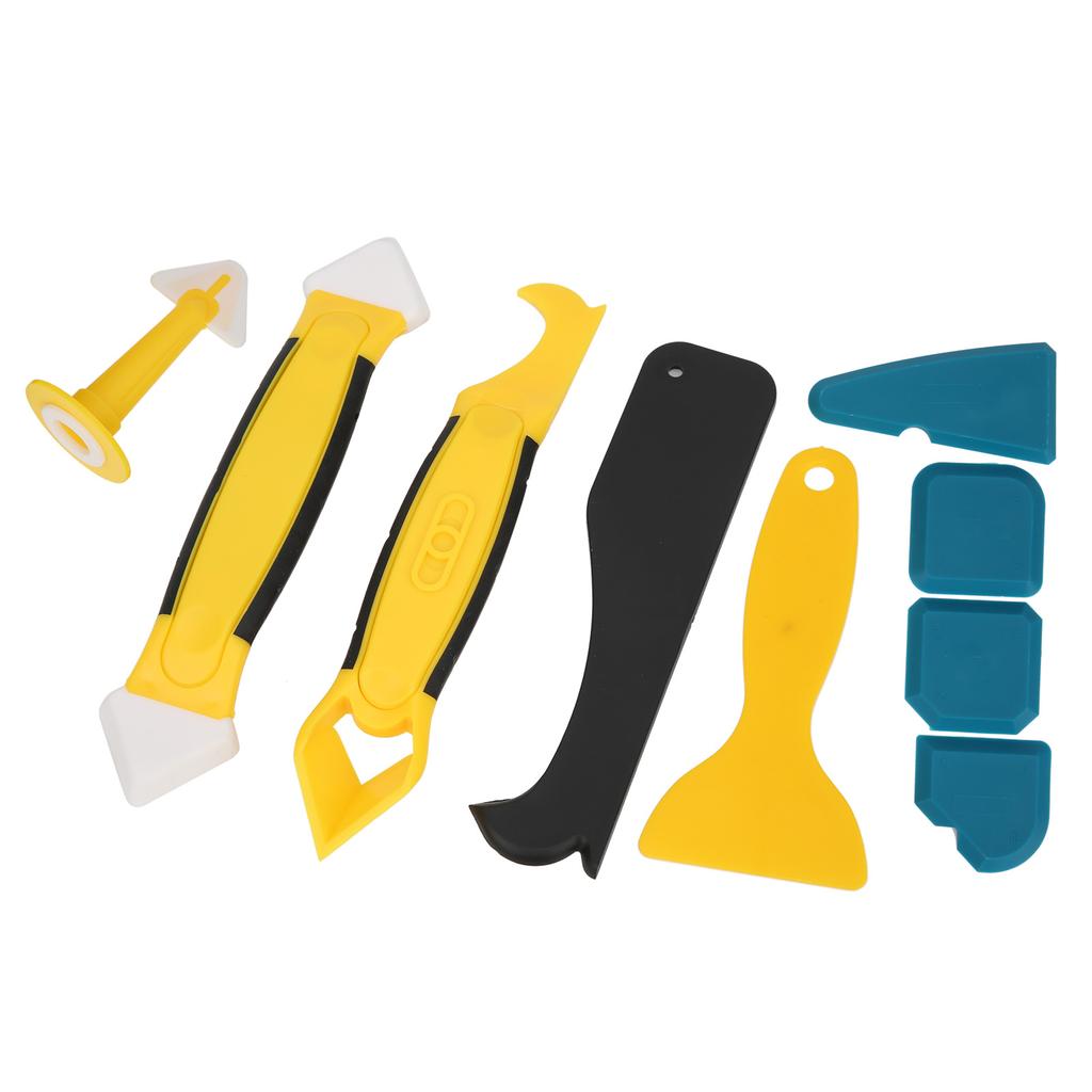 9Pcs Sealant Tool Finishing Set Remover Caulking Grout Scraper for Bathroom Window Kitchen