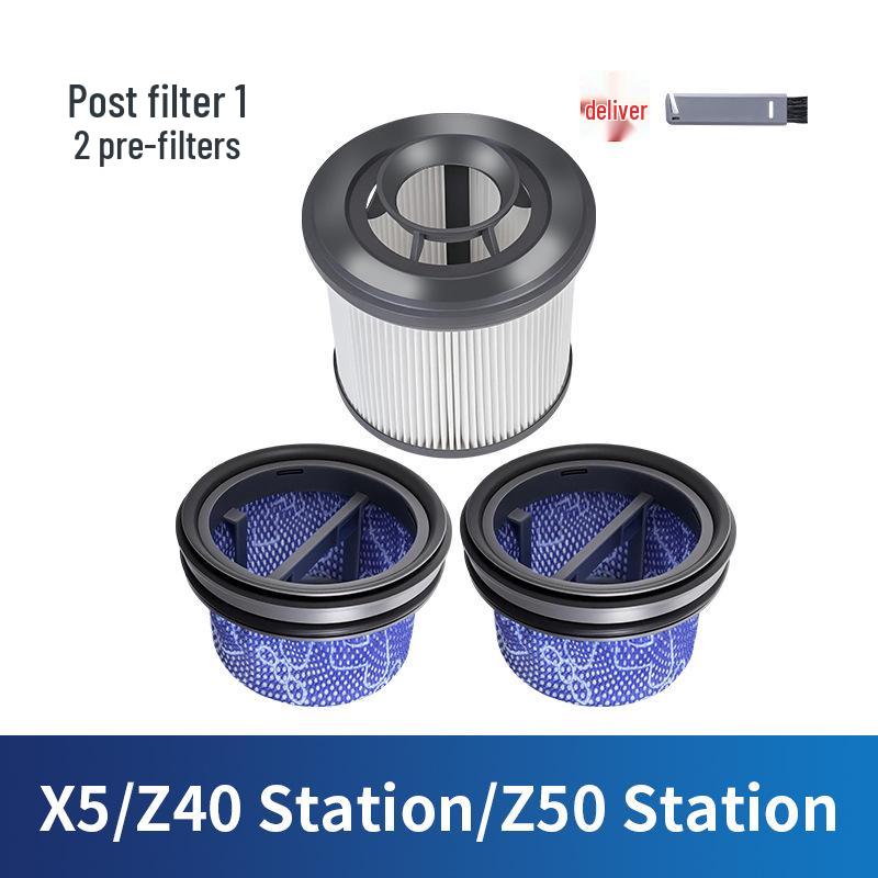 Dreame Z-serien Dammsugartillbehör: Rullborste & Filter för Z20/Z30/Z40/Z50/Z10 Station