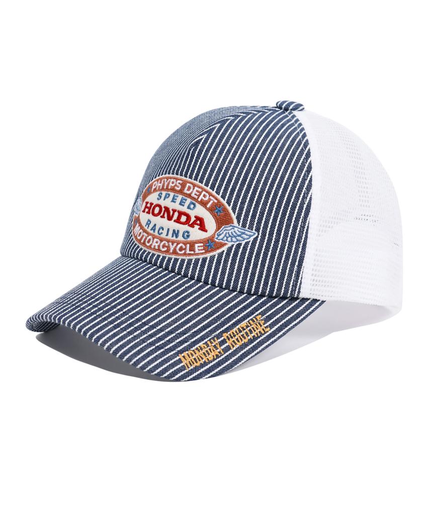 PHYPS MOTORCYCLE Honda Stripe Mesh Cap_Blue