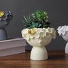 Silicone Flower Pots Mold Succulent Planter Cement Clay Mould Home Decorations