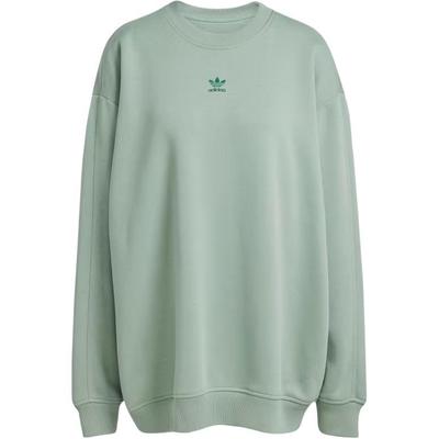 Moletom Feminino Originals Estampa Logo Gola Redonda Manga Longa Ombro Caído Verde JD1539