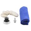 2Inch Car Felt Polishing Buffing Pad, 8Pcs Polishing Sanding Discs, Felt Polishing Wheel With Towel, 3Mm Shank Backing Pad For Rotary Tools To Polish
