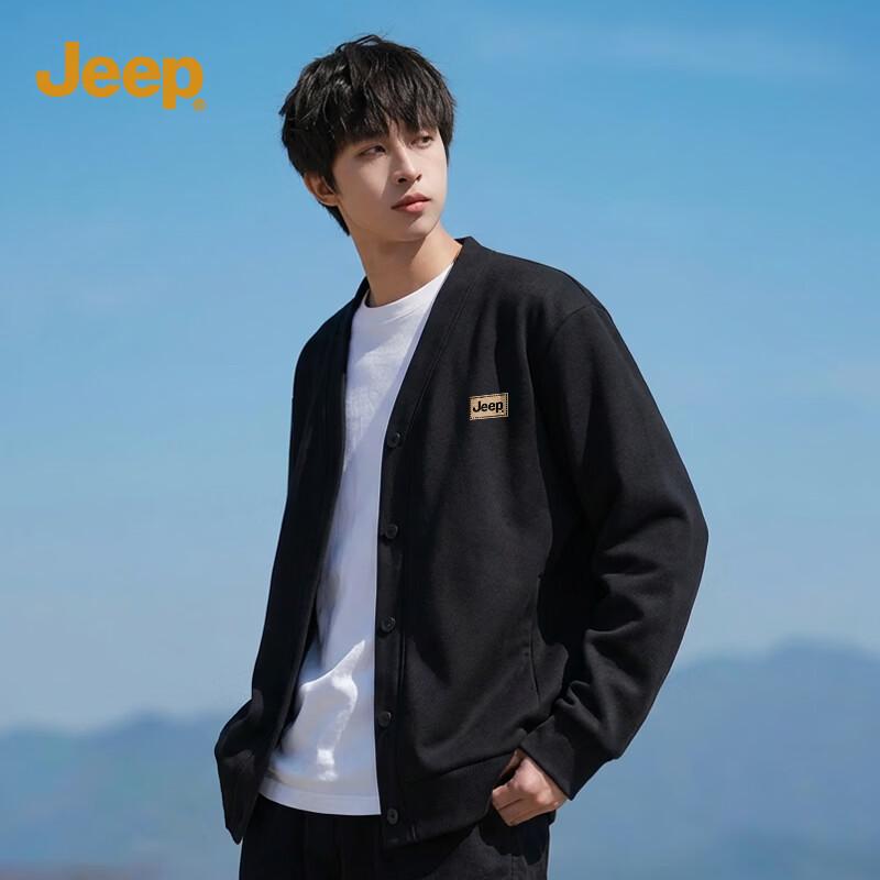 JEEP Men s Loose Fit Knitted Button Cardigan 2XL 19790₽