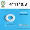 Thickened Nylon Plastic Flat Washer: Hard Plastic Gasket M2-M16