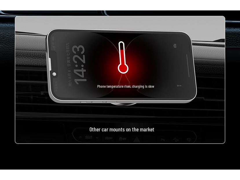 Magic Clip T2 Car Magnetic Wireless Phone Charger & Cooler