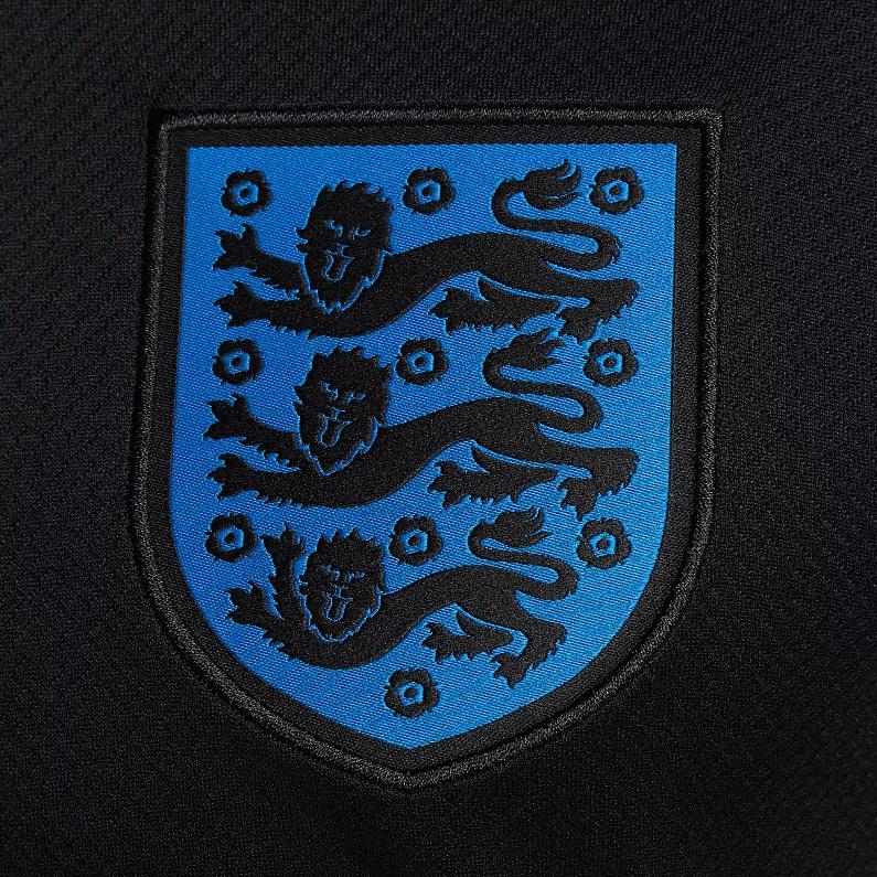 Nike England National Team Soccer Jersey Men's Black/Light Blue FZ9022-010