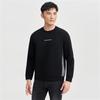 Cai Zi Men's Round Neck Colorblock Embroidered Sweatshirt
