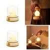 Cute Bedside Flame Shape Night Lamp With Soft Glow Rechargeable Battery For Kids Sleep Aid