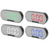 Alarm Clock LED Digital Display Makeup Mirror USB Battery Clock for Children Elderly Bedroom Office 