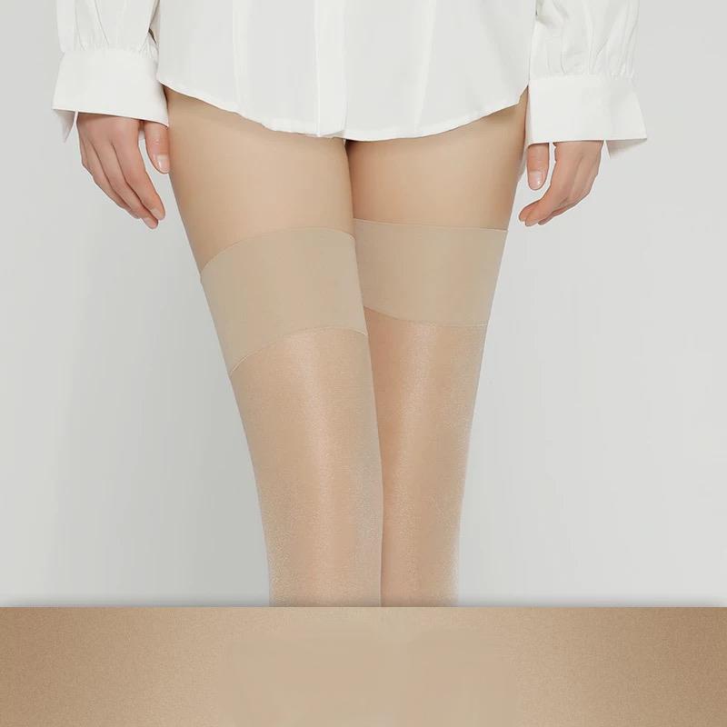 10D Shiny Ultra Thin Thigh High Stockings Women Summer Thin Sheer Transparent Stocking Party Long Socks 2026 Medias De Mujer