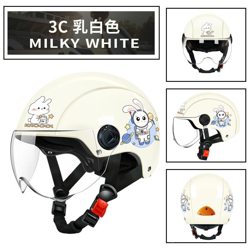 Electric battery car men and women summer sunscreen half helmet four seasons universal motorcycle helmet