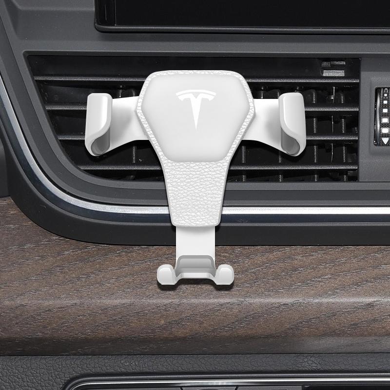 Car Phone Holder Vent Bracket GPS Navigation Mobile Car Styling For Tesla Model 3 Model X Y Style Roadster Auto Accessories