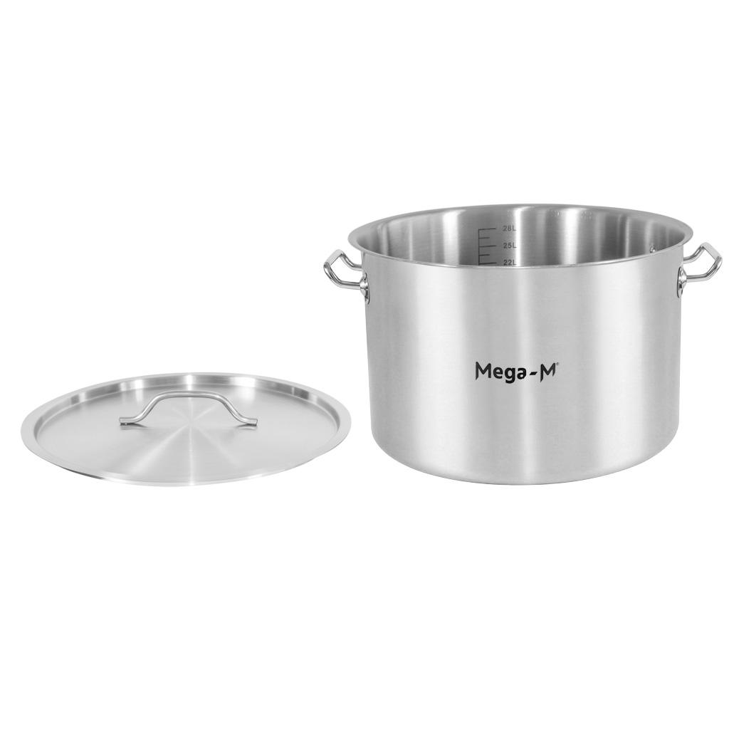 Medelstor Cateringgryta Med Lock Mega-M Standard 32L Dia. 40 cm X H 26 cm N