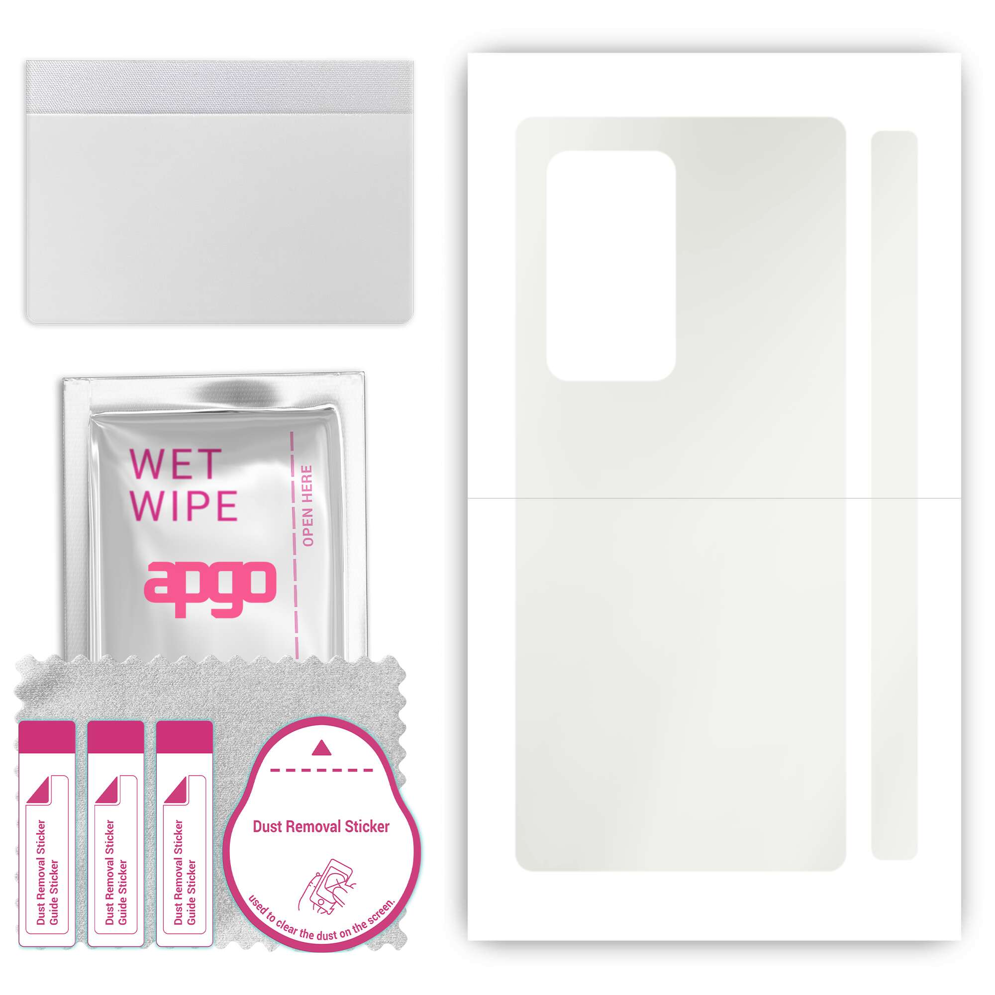 

apgo MATTE Protective Skin Sticker for the back compatible with Huawei Mate X2 4G, Wrap Film, Hydrogel Film, Flexible, Soft TPU with positioning layer