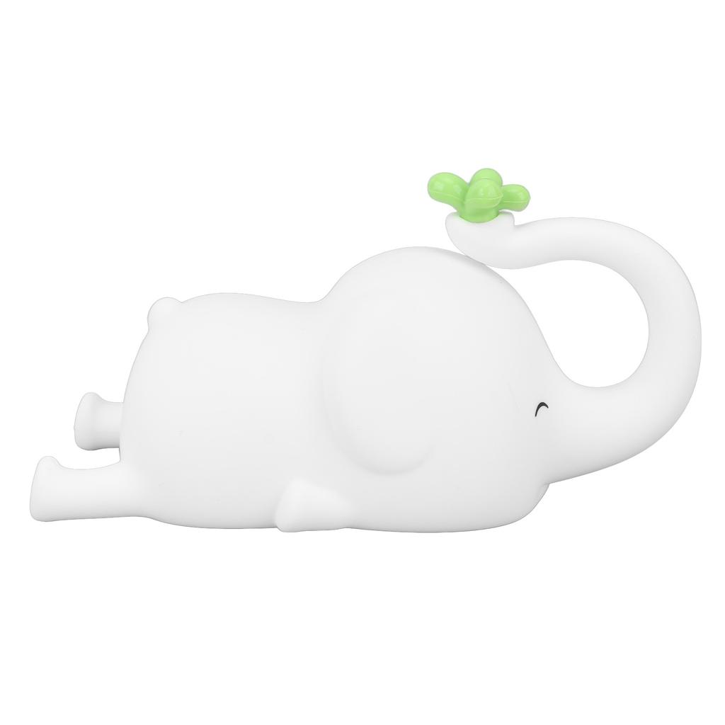 Night Light Silicon Elephant Nursery Night Lights 3 Brightness USB Timing Night Lamp for Home Hotel