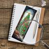4Pcs Special Shaped Christmas Butterfly Flowers 5D DIY Diamond Art Book Mark Diamond Painting Bookmark Making Kit for Beginners