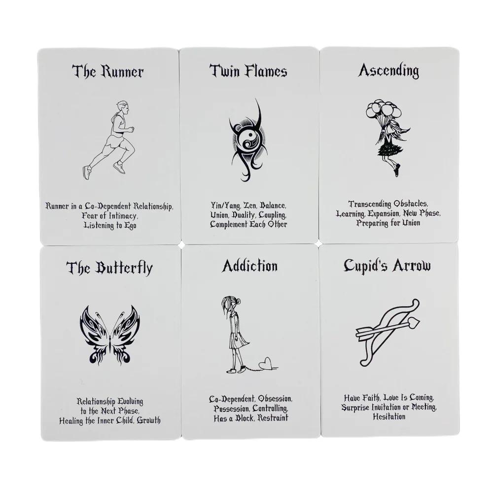 Island Time Love Oracle Cards Black Tarot Card Divination Board Game Party Deck