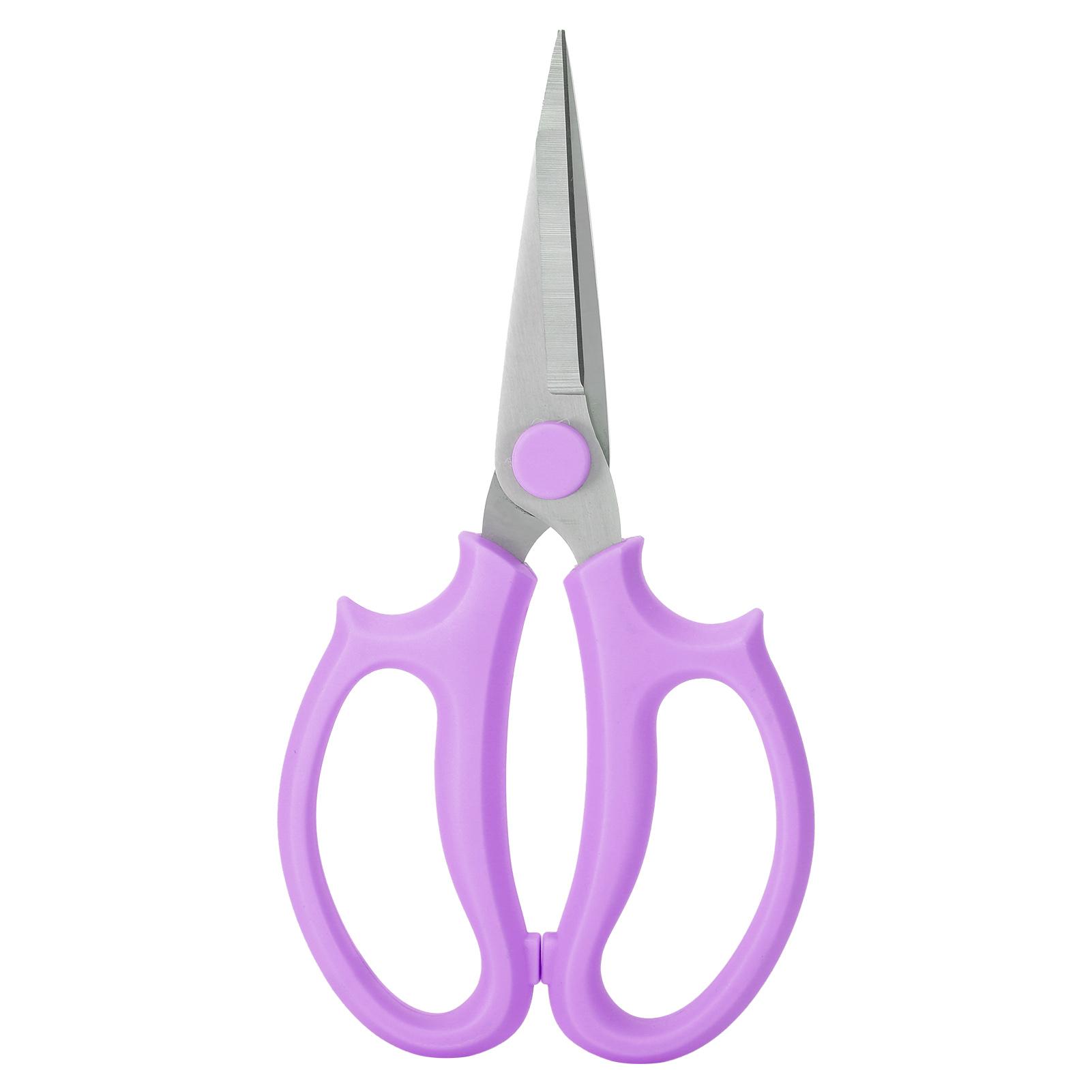 

Garden Scissors Alloy Steel Potted Plants Flower Shears Ergonomic Garden Pruning ToolsBlue фиолетовый