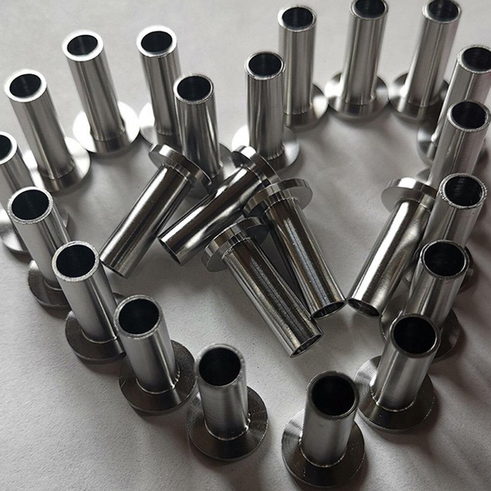 10Pcs Cable Railing Protector Sleeves Stainless Steel Corrosion Resistant for Deck Wire Rope Guard Replacement Parts