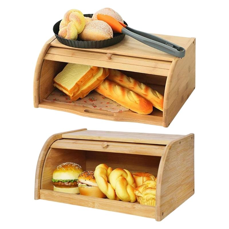 Natural Baked Goods Storage Container maintains Items Organized And Clean