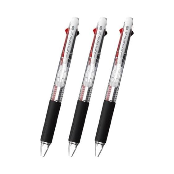 Mitsubishi Pencil Jet Stream 2 Colors Transparent SXE230007.T Set of 3