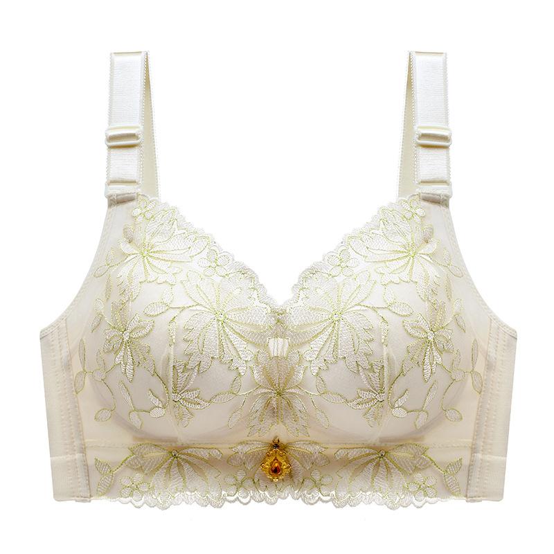 

Нижнее белье Женская Тонкая Коллекция Бюстгальтер Предотвращающий Отвисание Женское Нижнее Белье Бюстгальтер 40/90C белый