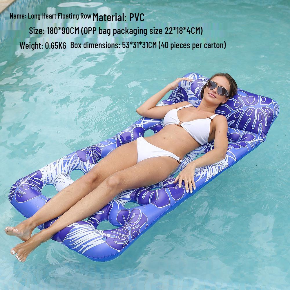 Nafukovací plovoucí houpací síť a plavecký kruh jednorožec pro dospělé