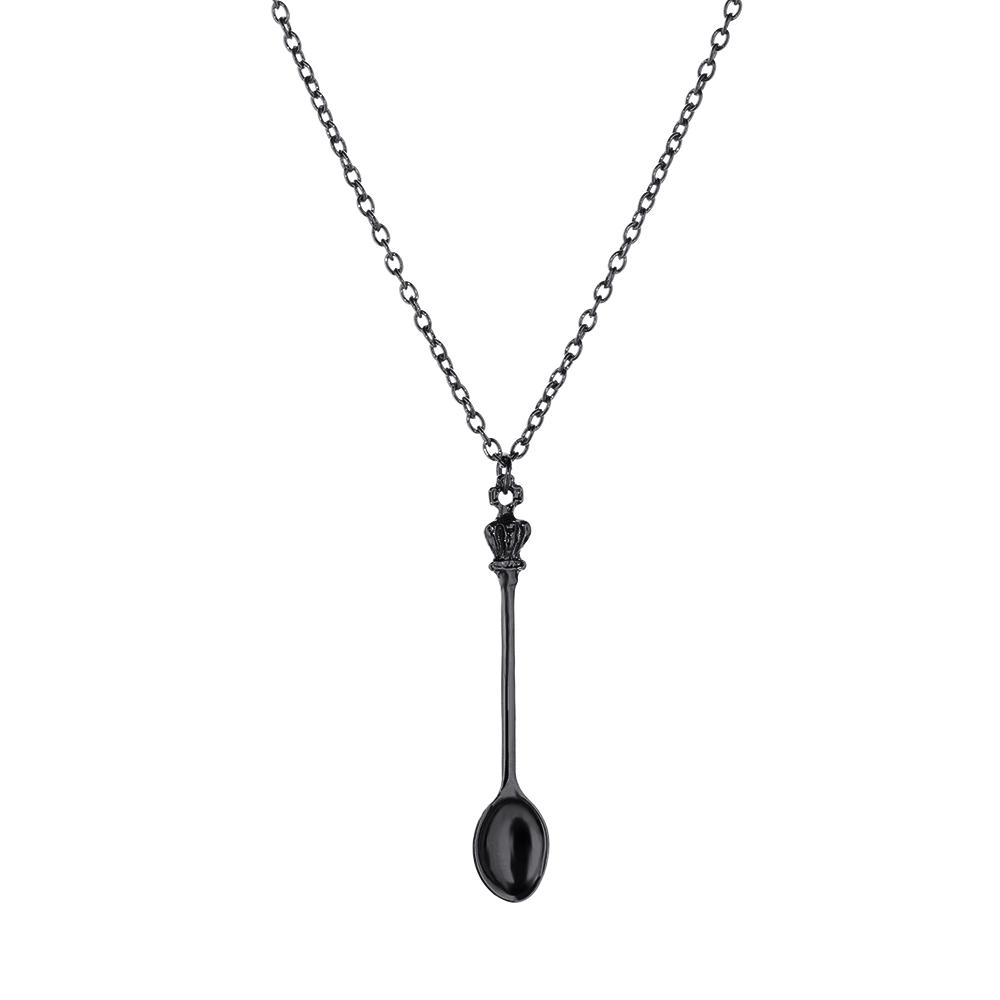 New Charm Mini Crown Spoon Pendant Vintage