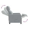 Recliner Light Gray Fabric